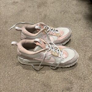 Nike Women's Blush and Cream Sneakers